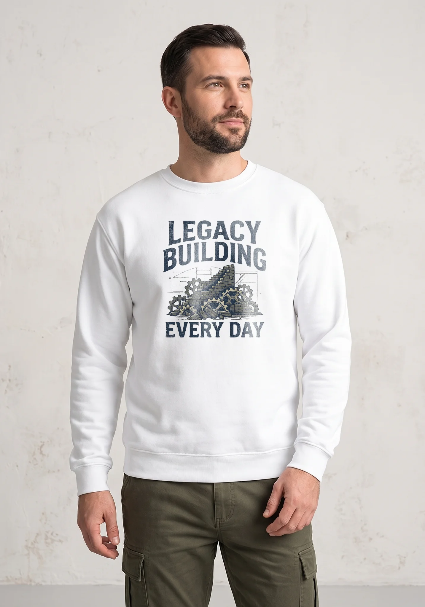 Crew neck sweatshirt