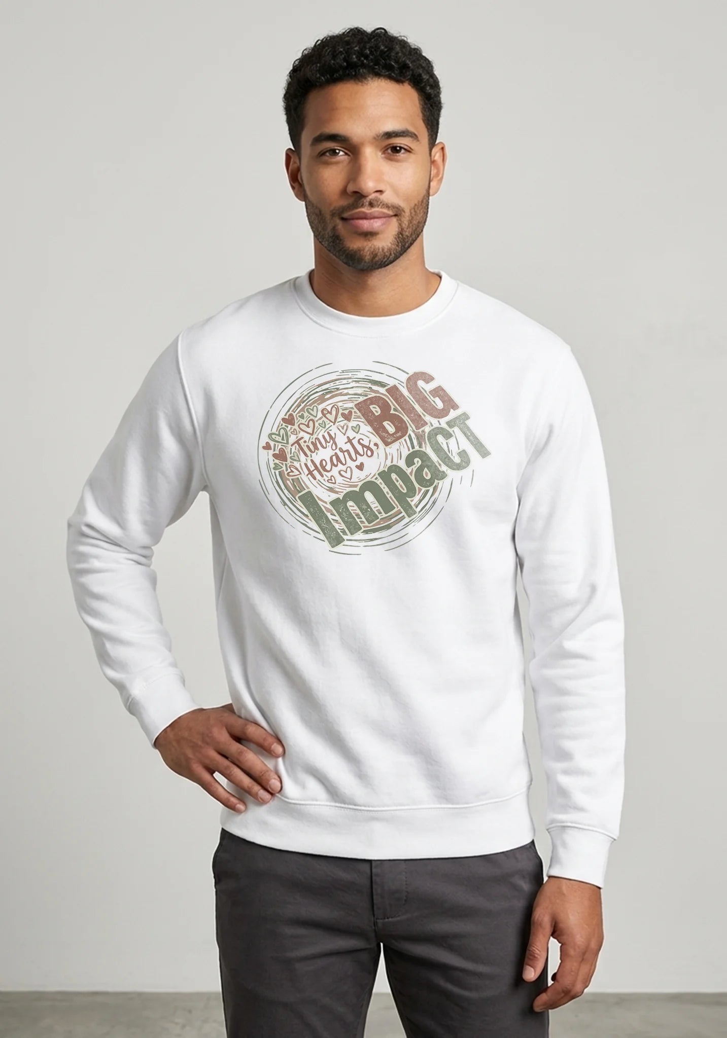 Crew neck sweatshirt