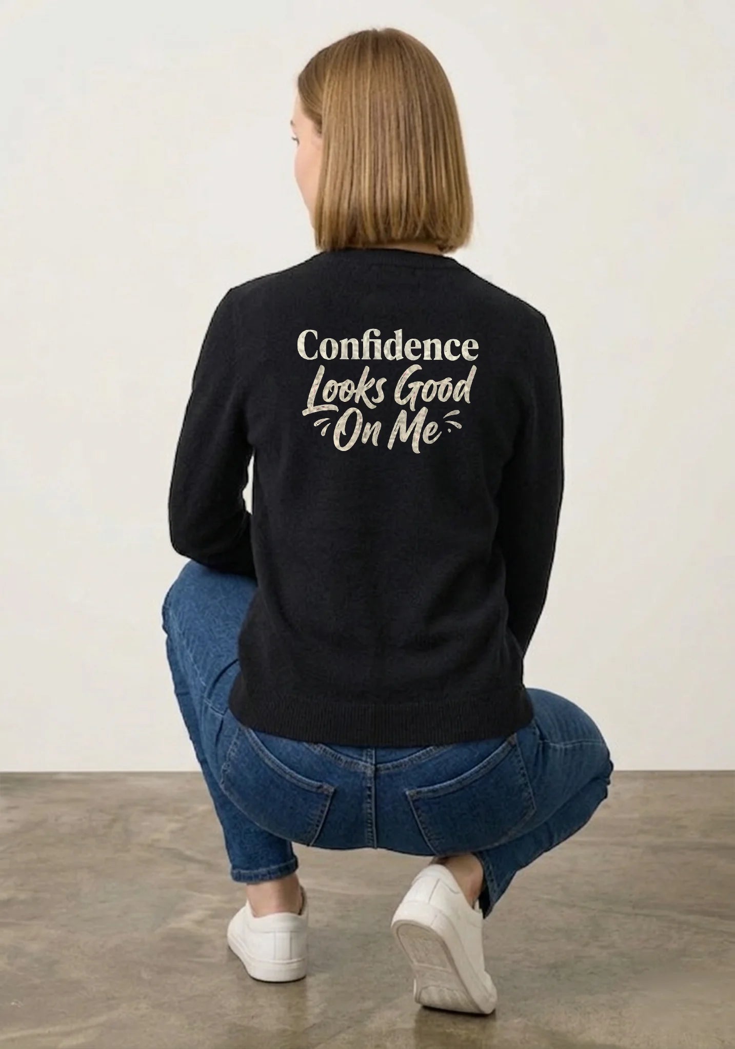 Crew neck sweatshirt