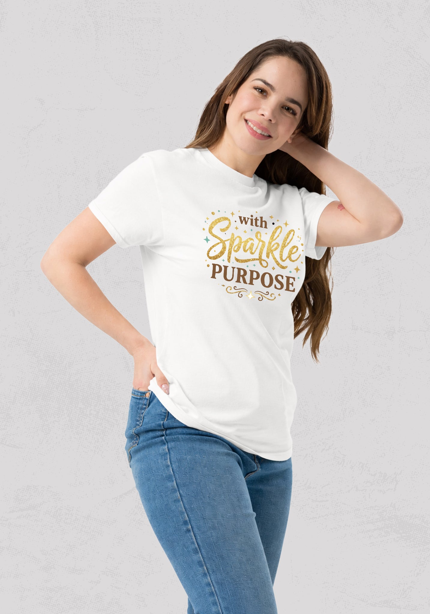 Women’s cotton crew neck t-shirt