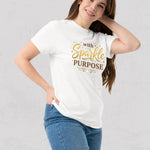 Women’s cotton crew neck t-shirt