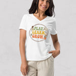 Women’s relaxed v-neck t-shirt