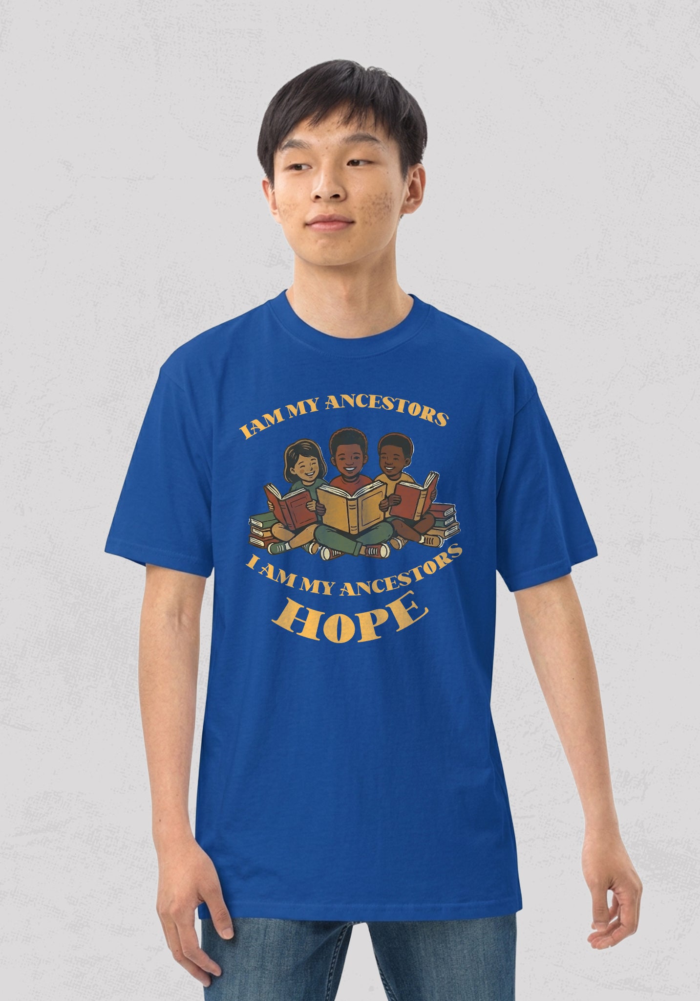 Unisex garment-dyed heavyweight t-shirt